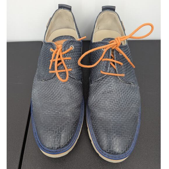 Pikolinos Blue Woven Leather Lace-Up Shoes Men’s 39 Casual Comfort Subtle Accent main image 7